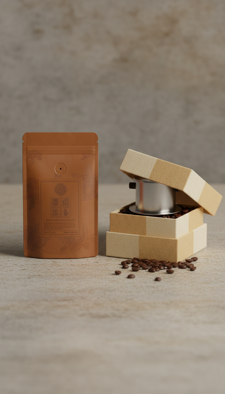 Single-Origin Vietnamese Coffee Beans Pouch